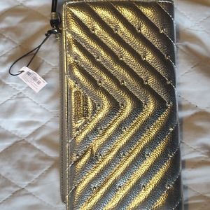 Silver Victoria Secret Clutch